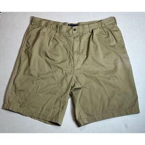 Polo Ralph Lauren Men's Chino Shorts Size 44T Tyler Short Pleated Front Khaki